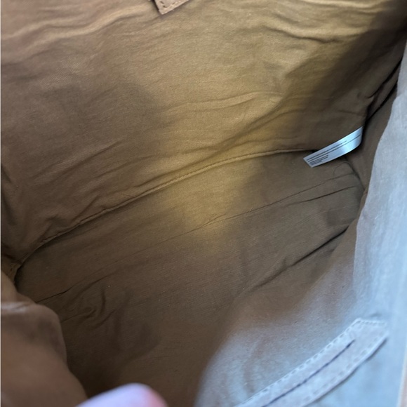 Free People Suede Messenger Bag Tan Retail $98 - Picture 5 of 7